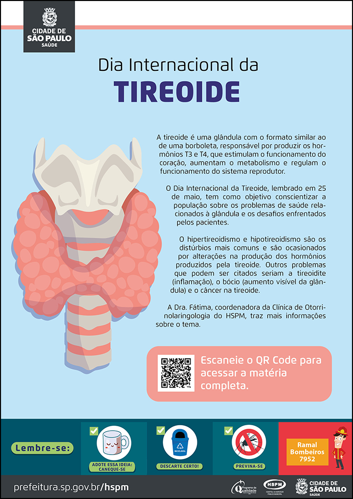 Cartaz com informações acima