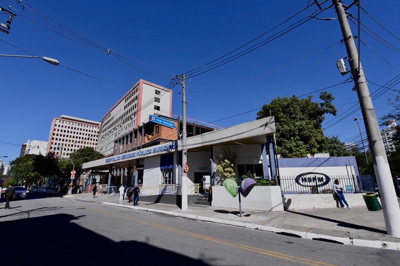 #PraCegoVer: foto da fachada do Hospital do Servidor Público Municipal 