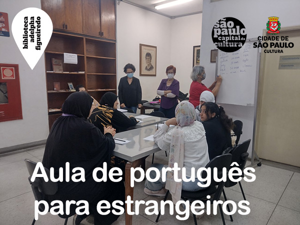 Aula de português para estrangeiros