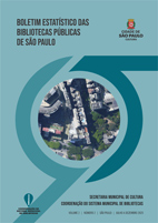 Capa do Boletim Estatístico das Bibliotecas Públicas de São Paulo v2 n2 jul-dez 2020