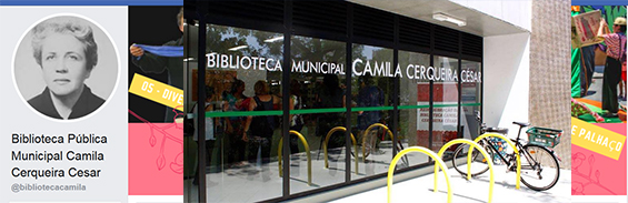 Facebook da Biblioteca Camila Cerqueira Cesar