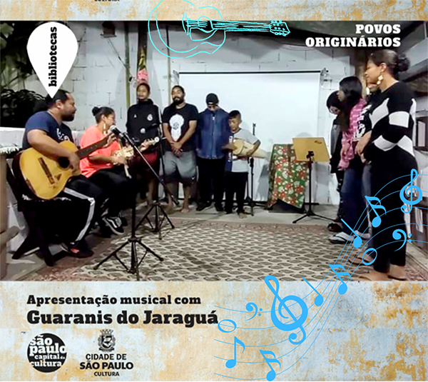 Apresentação Musical com Guaranis do Jaraguá