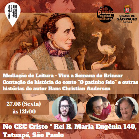 Livros e Histórias da Biblioteca Hans no CEC Cristo Rei