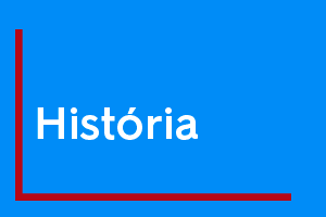 Imagem com fundo azul, linha na cor vermelha em 