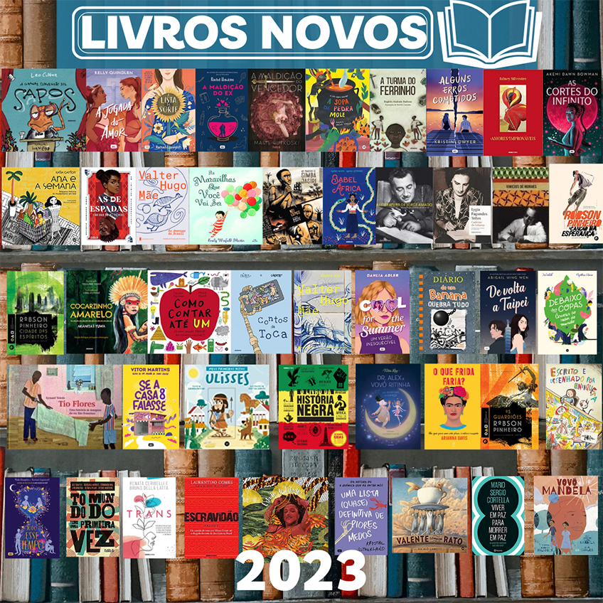 Livros novos nas bibliotecas - 2023