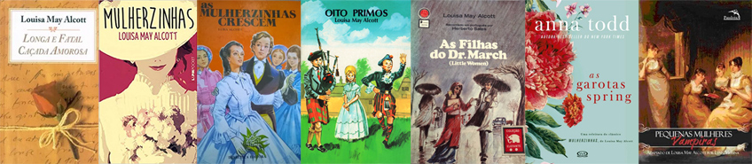 Louisa May Alcott - capa dos livros