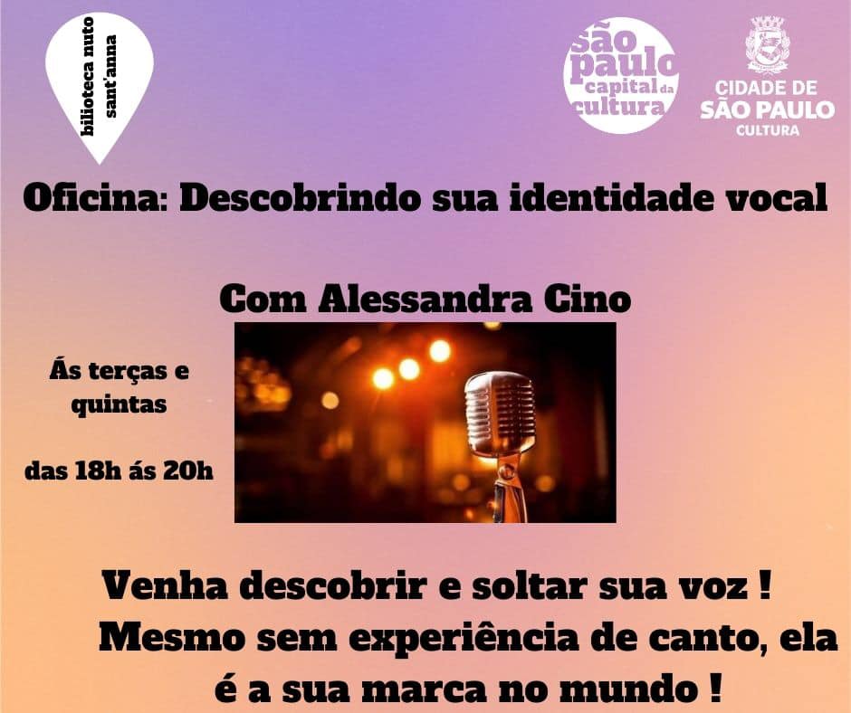 Oficina: Descobrindo sua identidade vocal