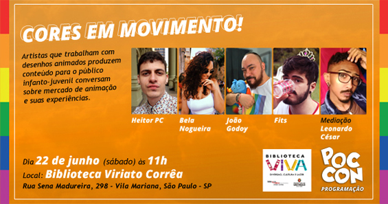 Cores em movimento