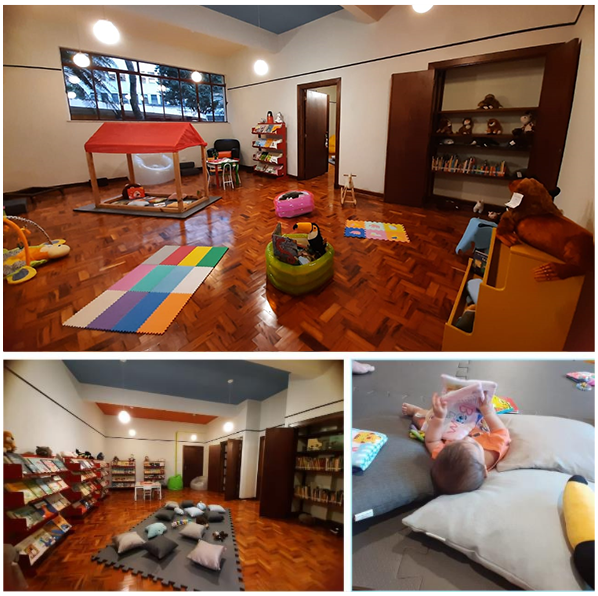 Salas de Primeira Infância da Biblioteca Infantojuvenil Monteiro Lobato