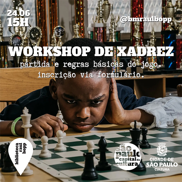 Workshop de xadrez para iniciantes (Presencial)
