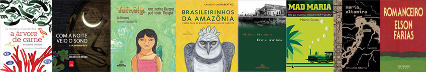 Dicas de Leitura - Vozes da Amazônia capas literatura infantil e adulto