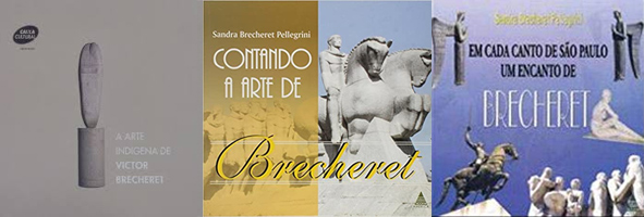 capas dos livros de Victor Brecheret