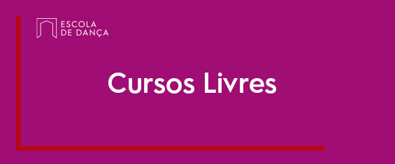 Imagem de fundo roxo, escrito no centro Cursos Livres. Logo da EDASP no canto superior esquerdo.