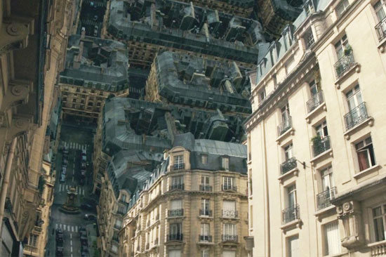 Frame do filme 'A origem', de Christopher Nolan.