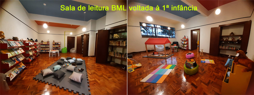 Nova sala de leitura BML voltada à 1a infância