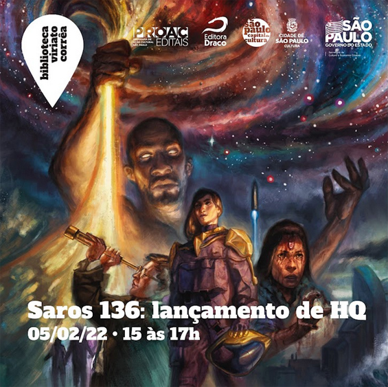 Lançamento da HQ - Saros 136 - capa