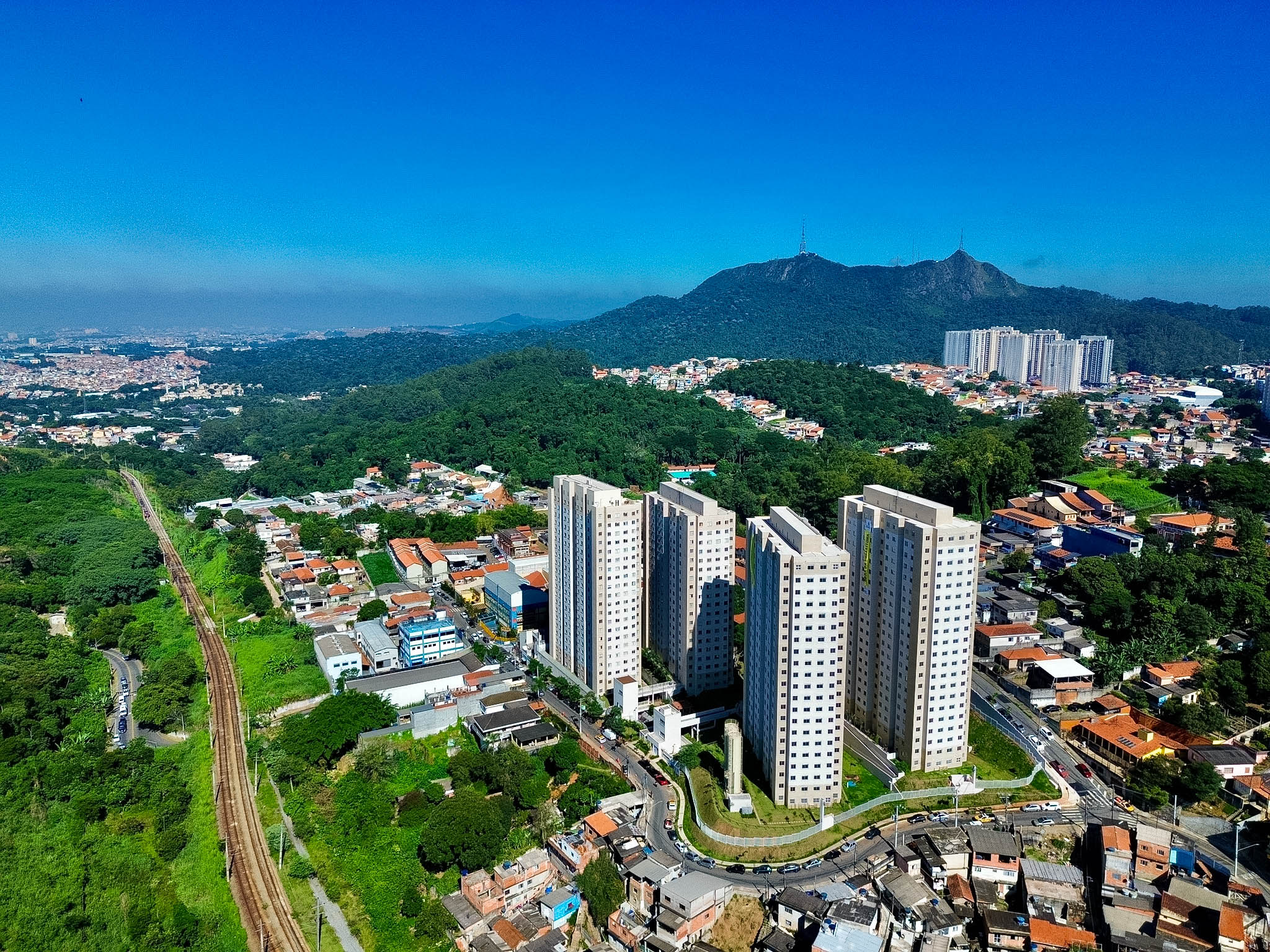 Residencial Jaraguá, localizado na zona norte. Fotos de: Sergio Barzaghi/PrefSP