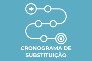 A imagem possui uma linha com 2 curvas, uma seta no começo da linha e um alvo no final da linha, simbolizando um caminho. A imagem contém o fundo azul e o titulo 