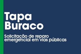 A imagem é um card retangular com um fundo azul escuro e uma faixa vertical verde escura no lado esquerdo. Em destaque e em branco, lê-se 